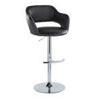 Margarite - Contemporary Ajustable Barstool With Swivel (Set of 2)