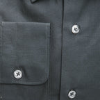 Kenny Slim Medium Collar Shirt // Light Black