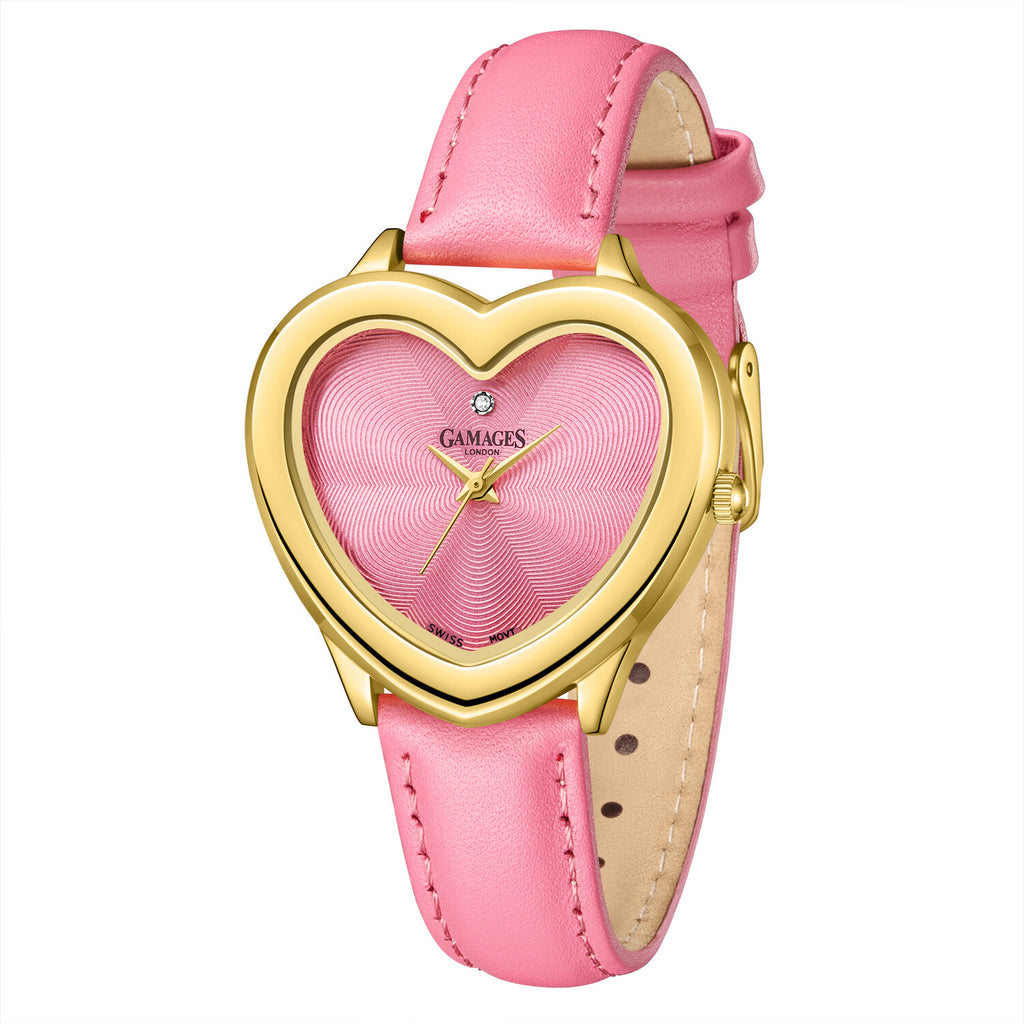 Gamages of London Ladies Pure Heart Diamond Quartz // GAW592