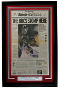Buccaneers 2003 Super Bowl XXXVII  San Diego Tribune Newspaper Framed 157877