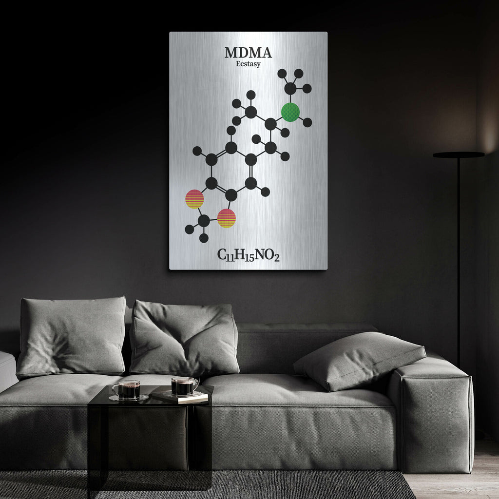 MDMA Molecule by Luxe Metal