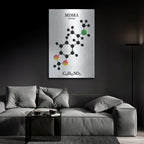 MDMA Molecule by Luxe Metal