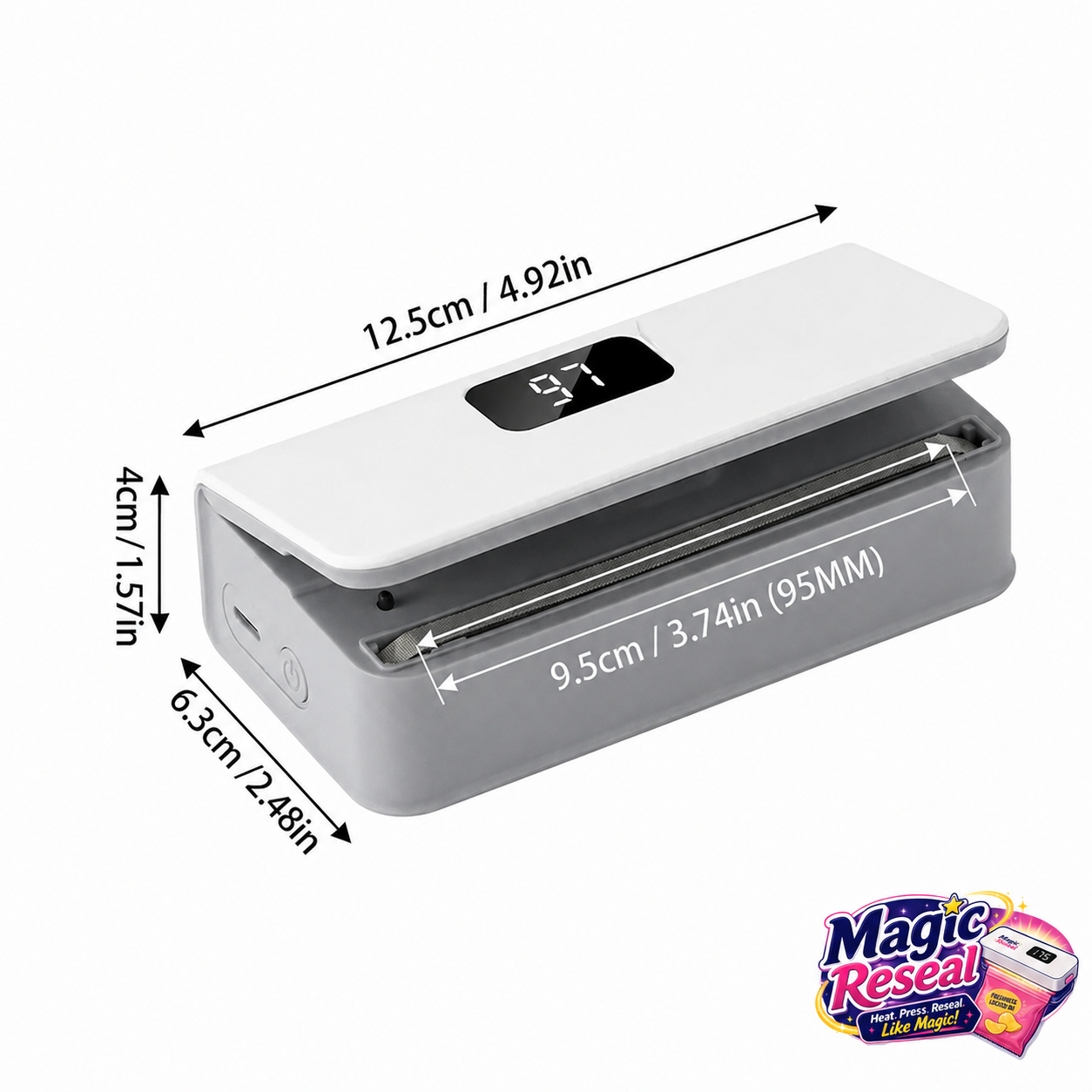 Magic Reseal™ Magnetic Heat Sealer