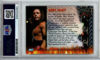 1999 Topps Bret Hart #2 Card Signed WCW PSA/DNA GEM MINT 10