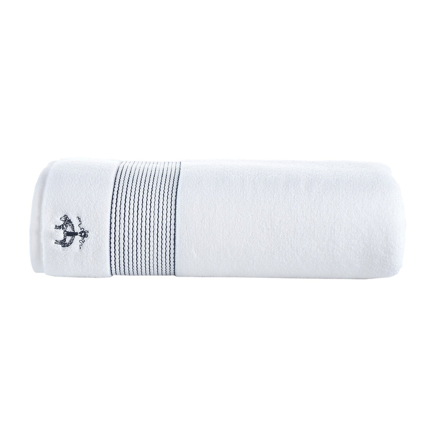 Brooks Brothers Rope Stripe Border // Bath Sheet
