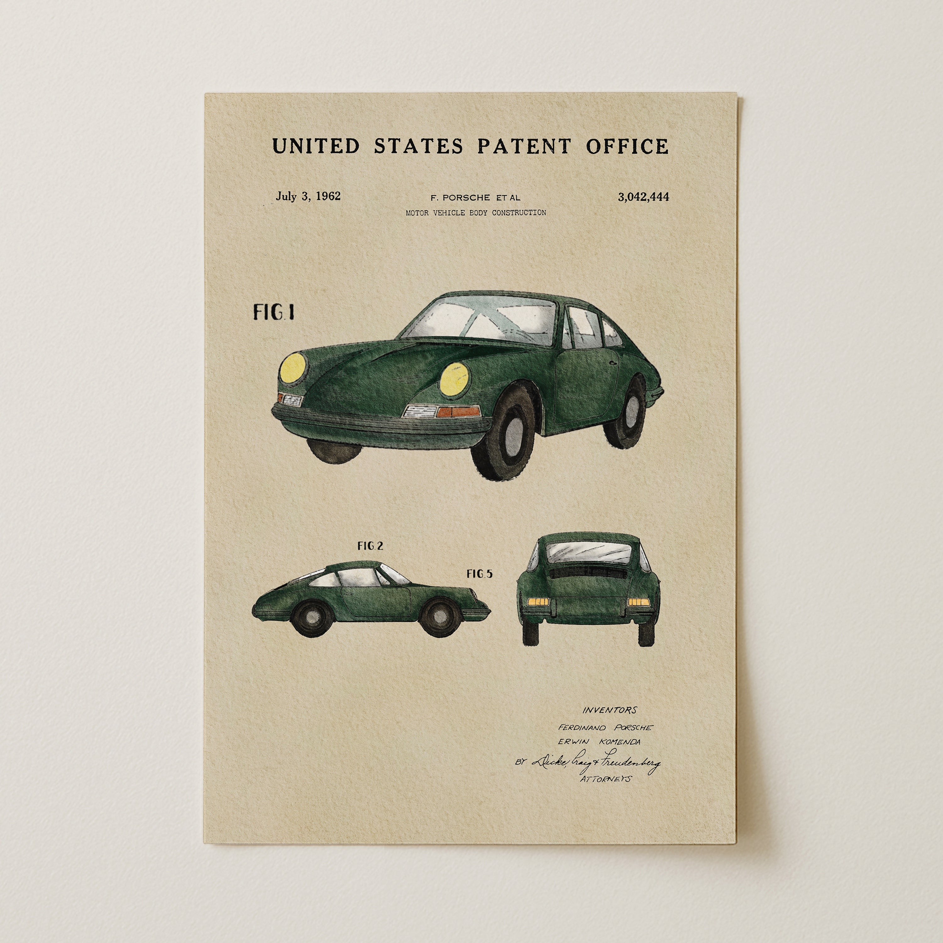 Green Sports Car (1964)