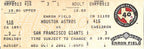 Barry Bonds Breaks Ruth's 170 Walks Season Full Ticket Giants 10/3/2001 187602