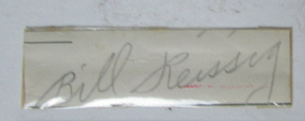 Bill Reissig Ft. Hays St./Brooklyn Dodgers All Pro Signed Cut PSA/DNA 145013