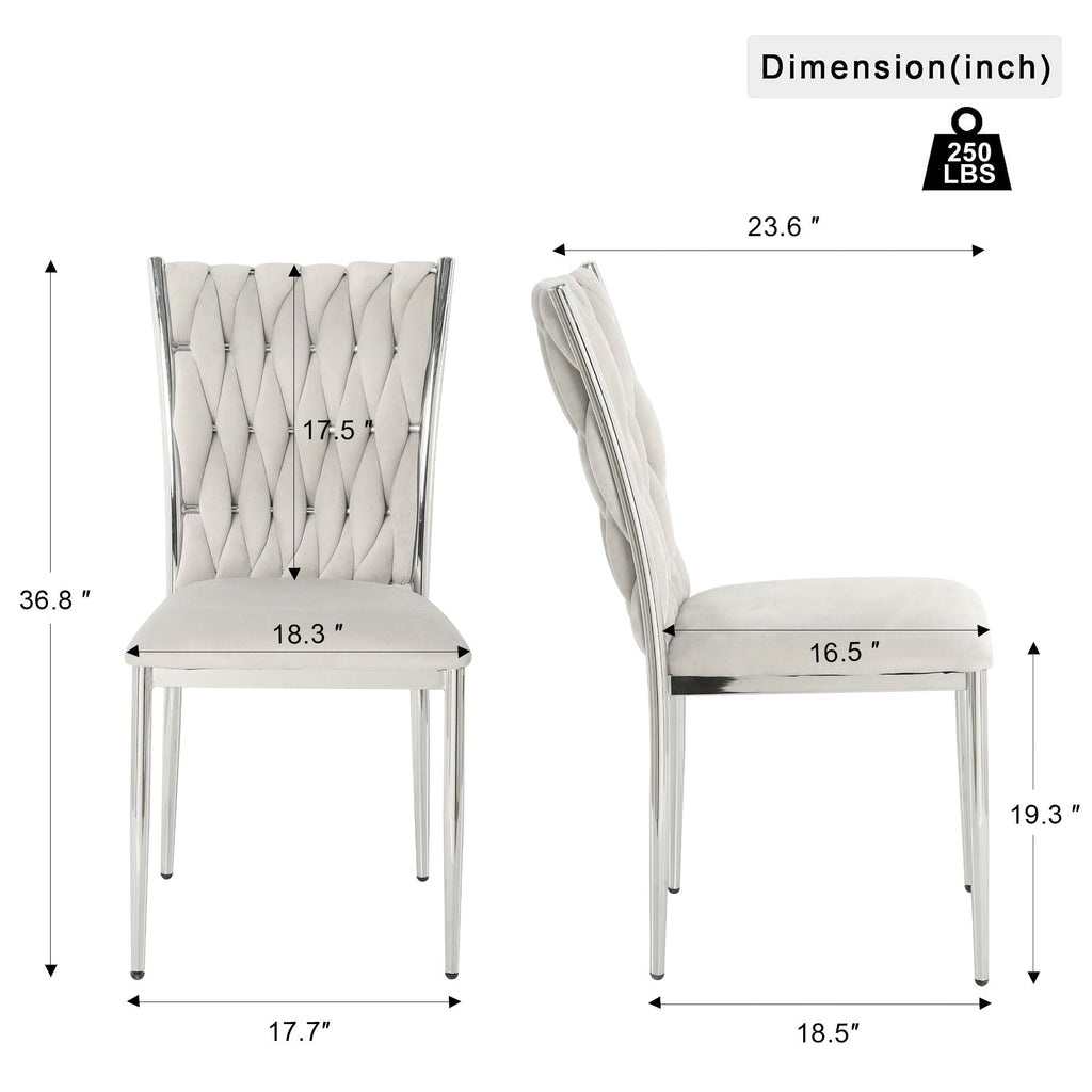 Modern Dining Chair Set