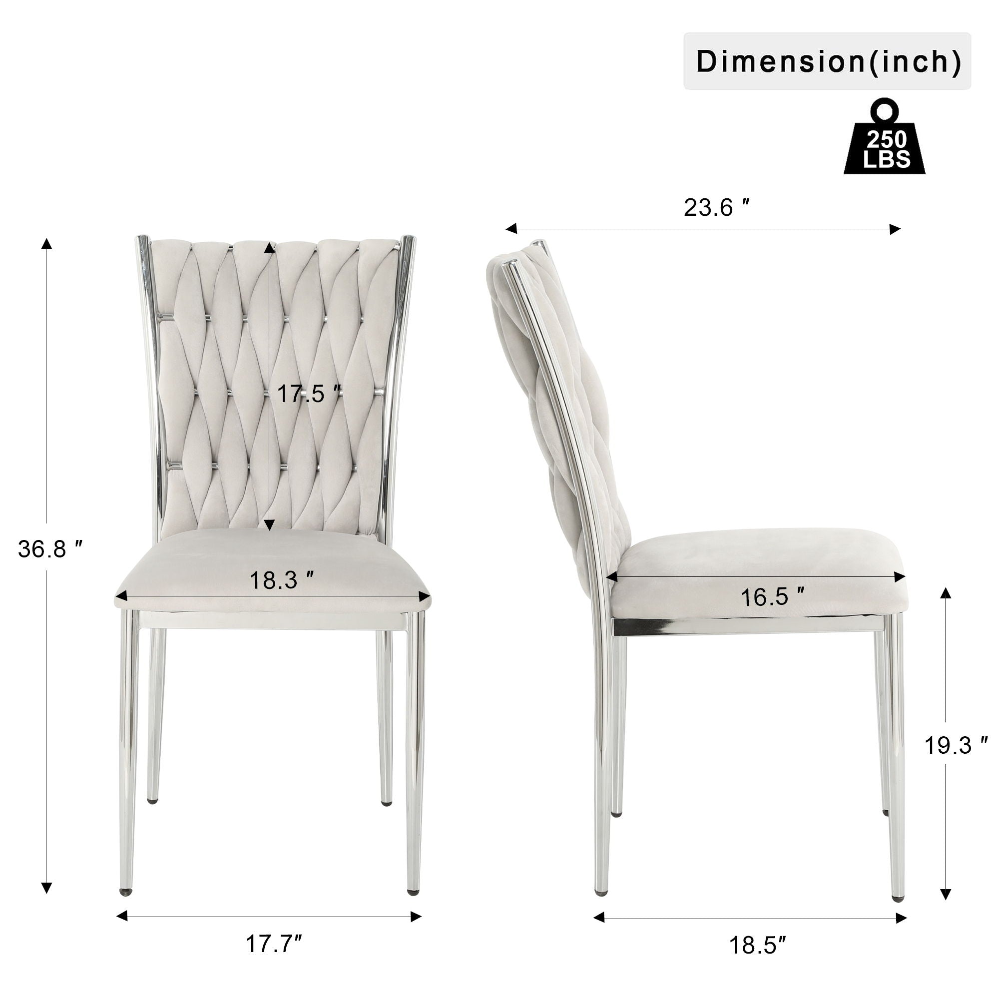 Modern Dining Chair Set