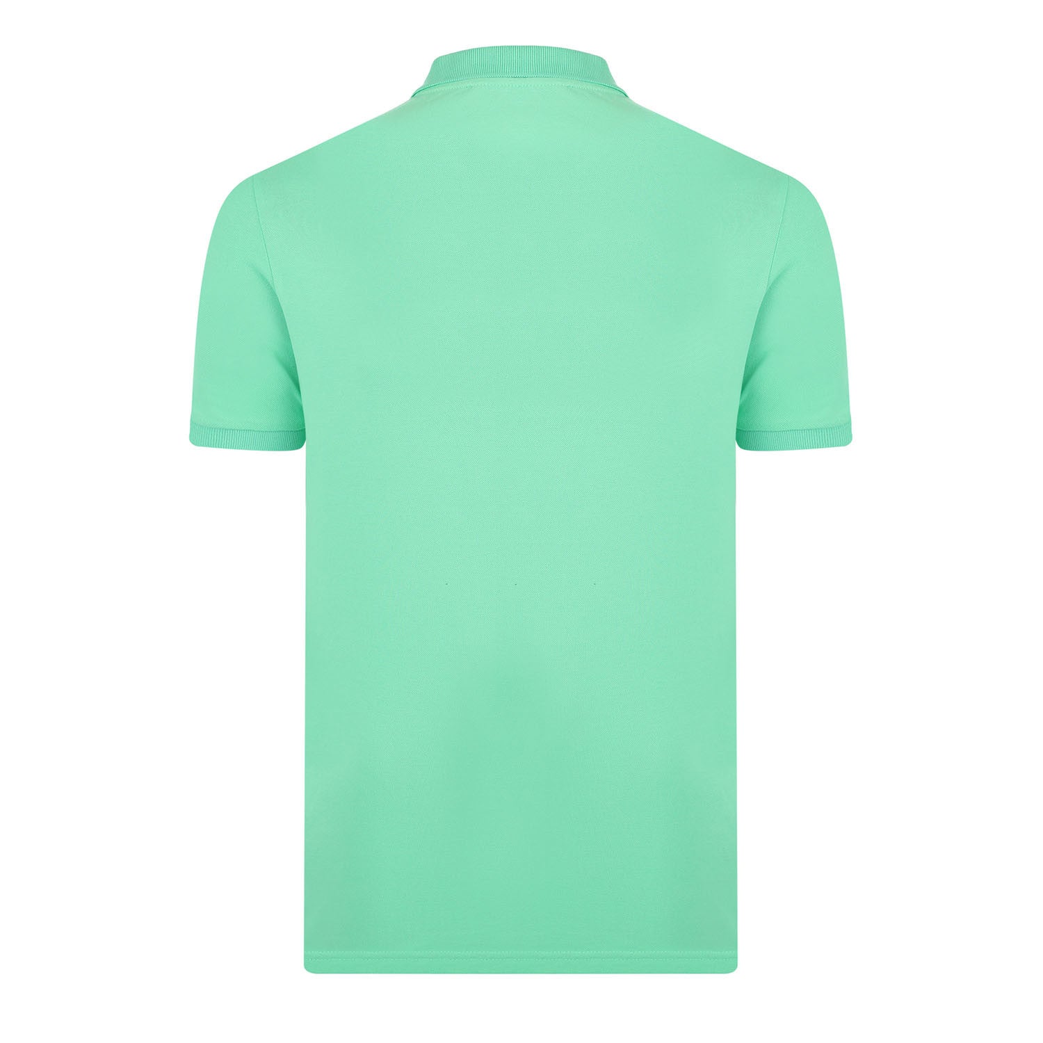 Ross Short Sleeve Polo Shirt // Mint + Ecru