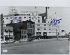 George Kell /Jim Bunning Signed/Inscribed 11x14 Photo Briggs Stadium JSA 186132