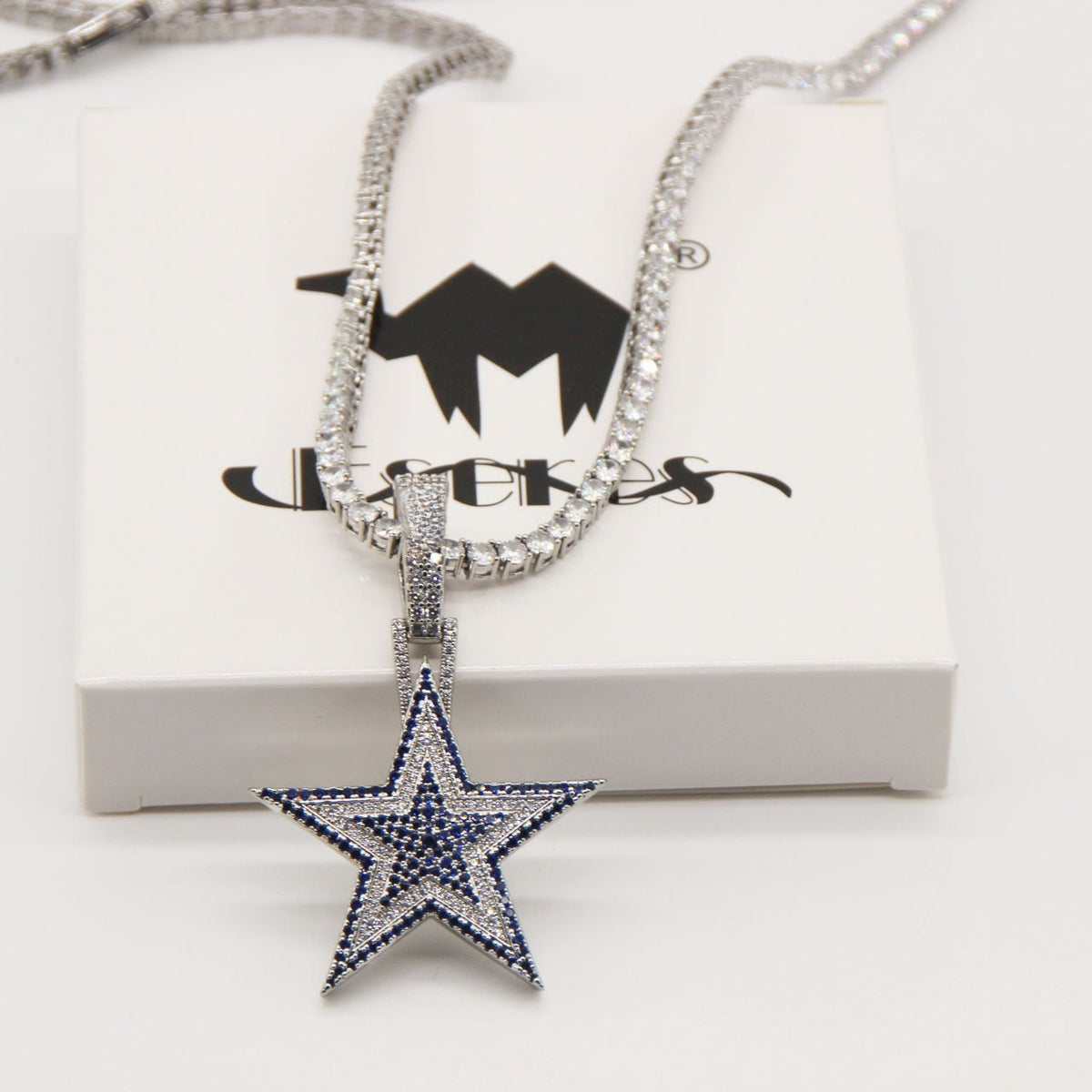 Dallas Cowboys Zircon Star Necklace –   Gift for Game Day, Birthday & Holiday