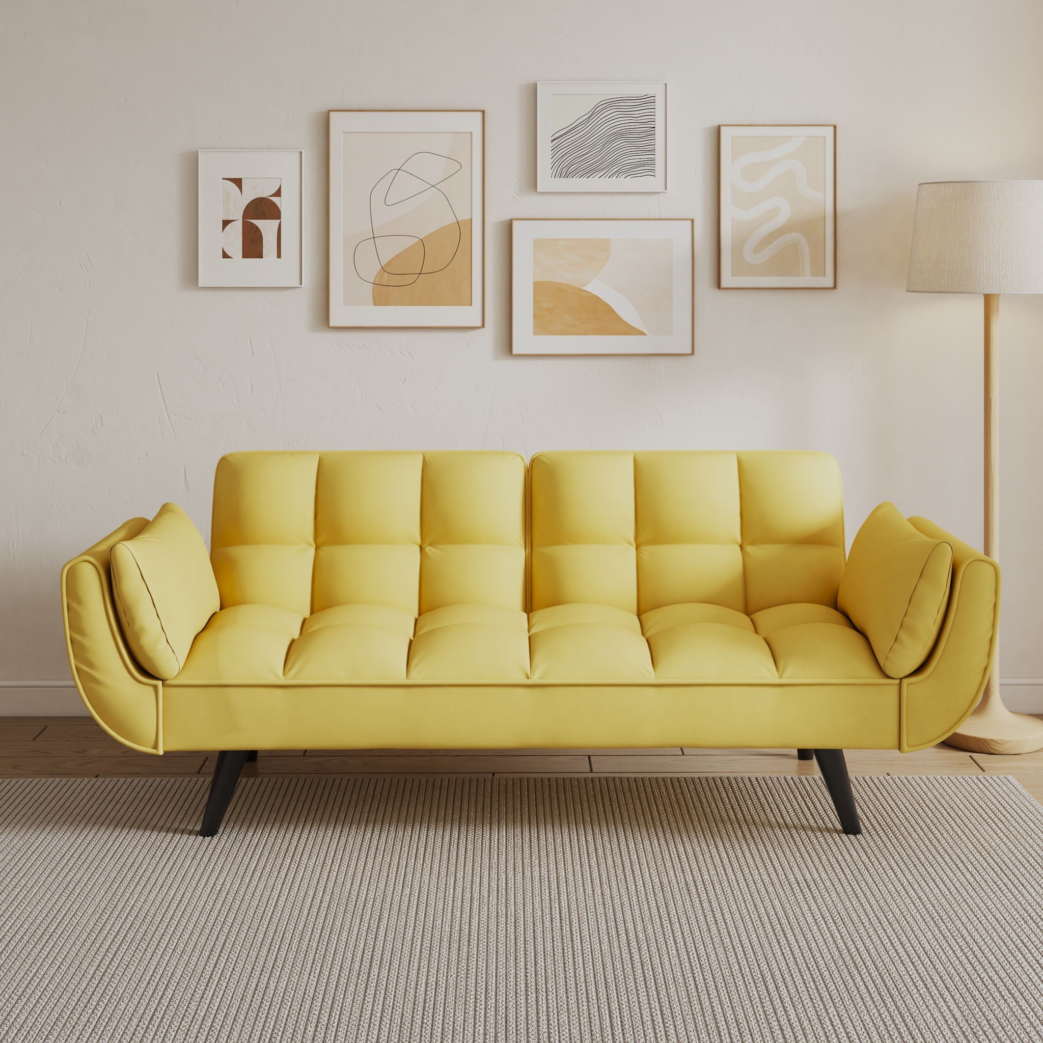 Sofa Soft Two Armrests Throw Pillow Pillow Comfortable Fit