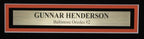 Gunnar Henderson Signed/Auto 16x20 Photo Framed Baltimore Orioles Beckett 190029