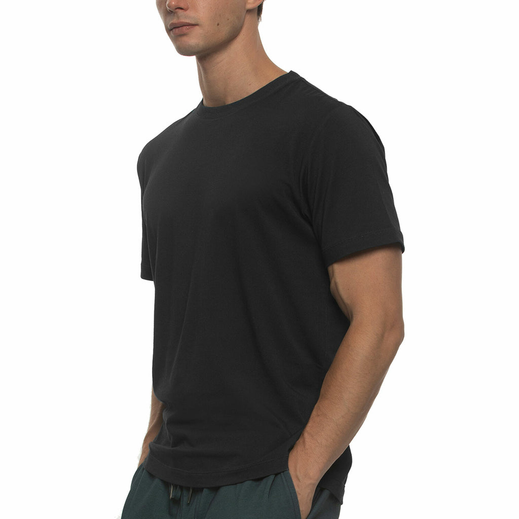 4 Pack Premium Cotton Crewneck T-Shirts // White + Black + Heather