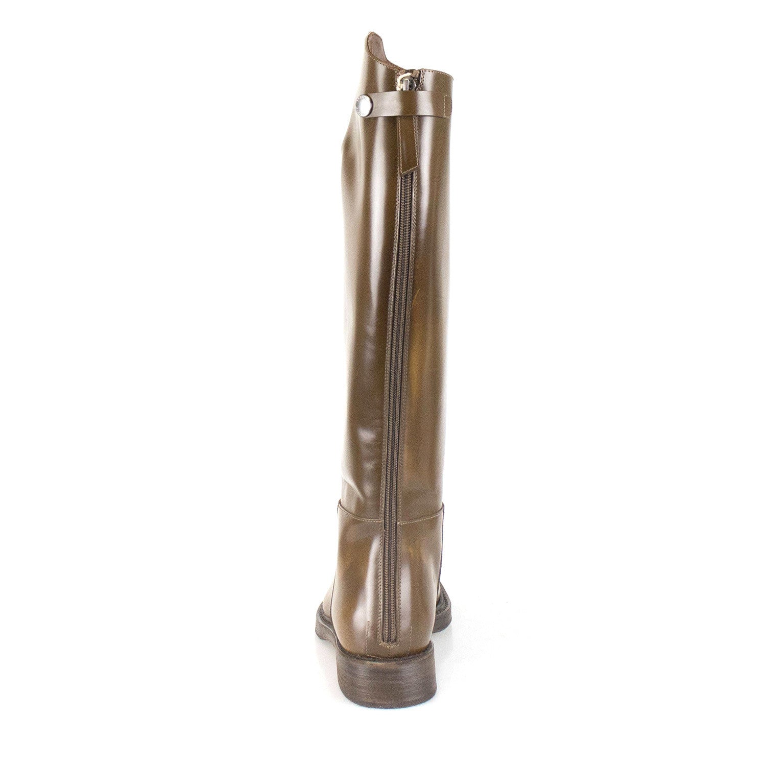 Women's Leather Knee-High Boots // Brown