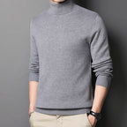 Heathered Turtleneck // Gray