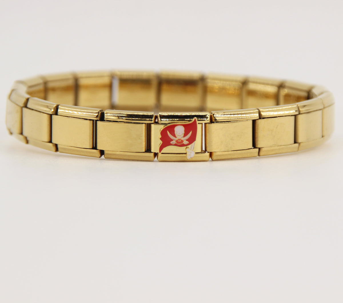 Football Team Logo Italian Charm Bracelet – Custom Gifts for Fans