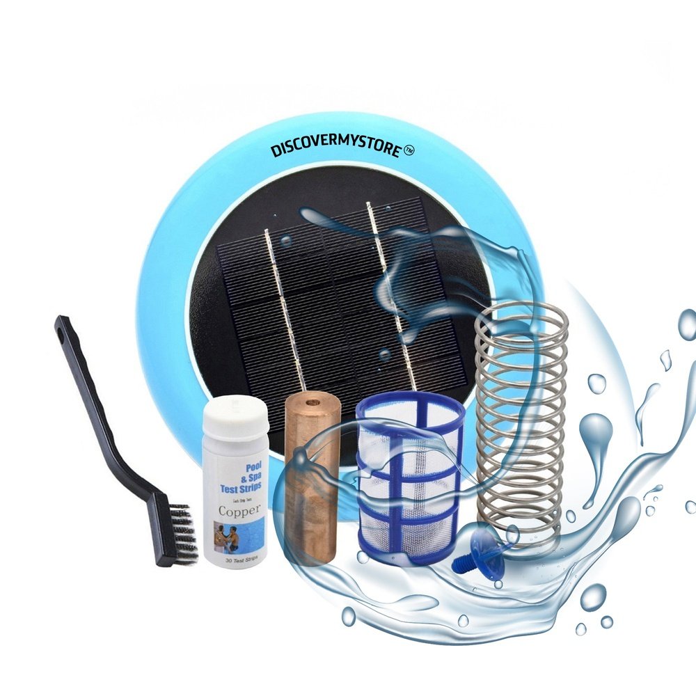 Solar Pool Ionizer for Swimming Pools Reduce Chlorine Usage