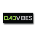 DadVibes Sticker (Black/Green)