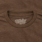 Count Chocula Distressed Monster Cereal Logo T-Shirt - Heather Brown