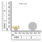 10KT Yellow Gold Diamond Cocktail Ring (5/8 cttw, H-I Color, SI2-I1 Clarity)