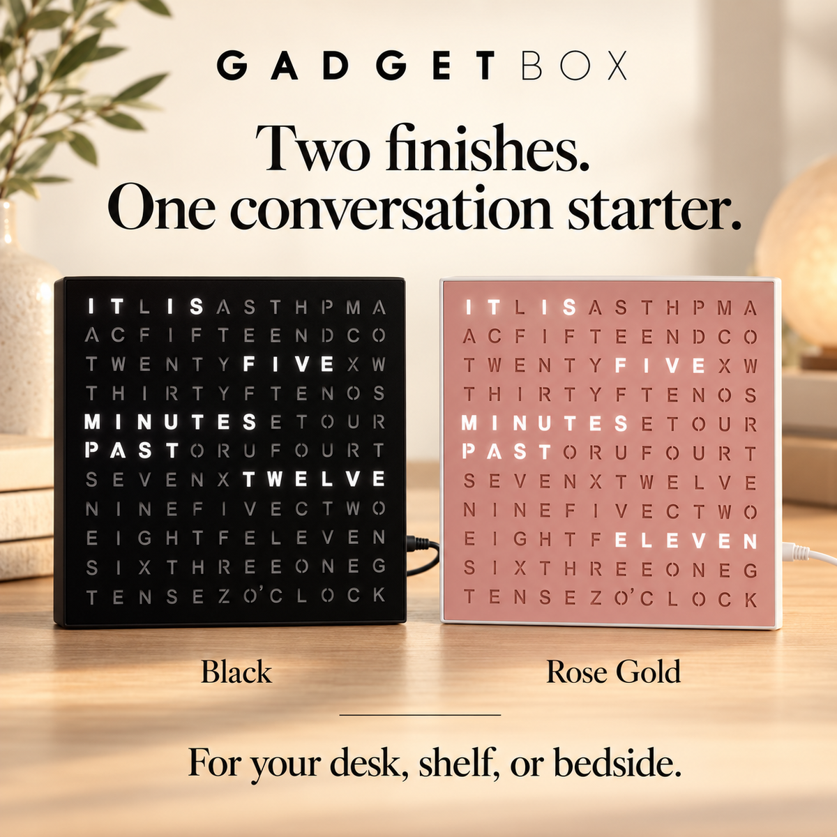 Gadget Box™ Phrase Clock