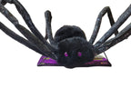 50" Posable Black Glitter Spider Halloween Prop