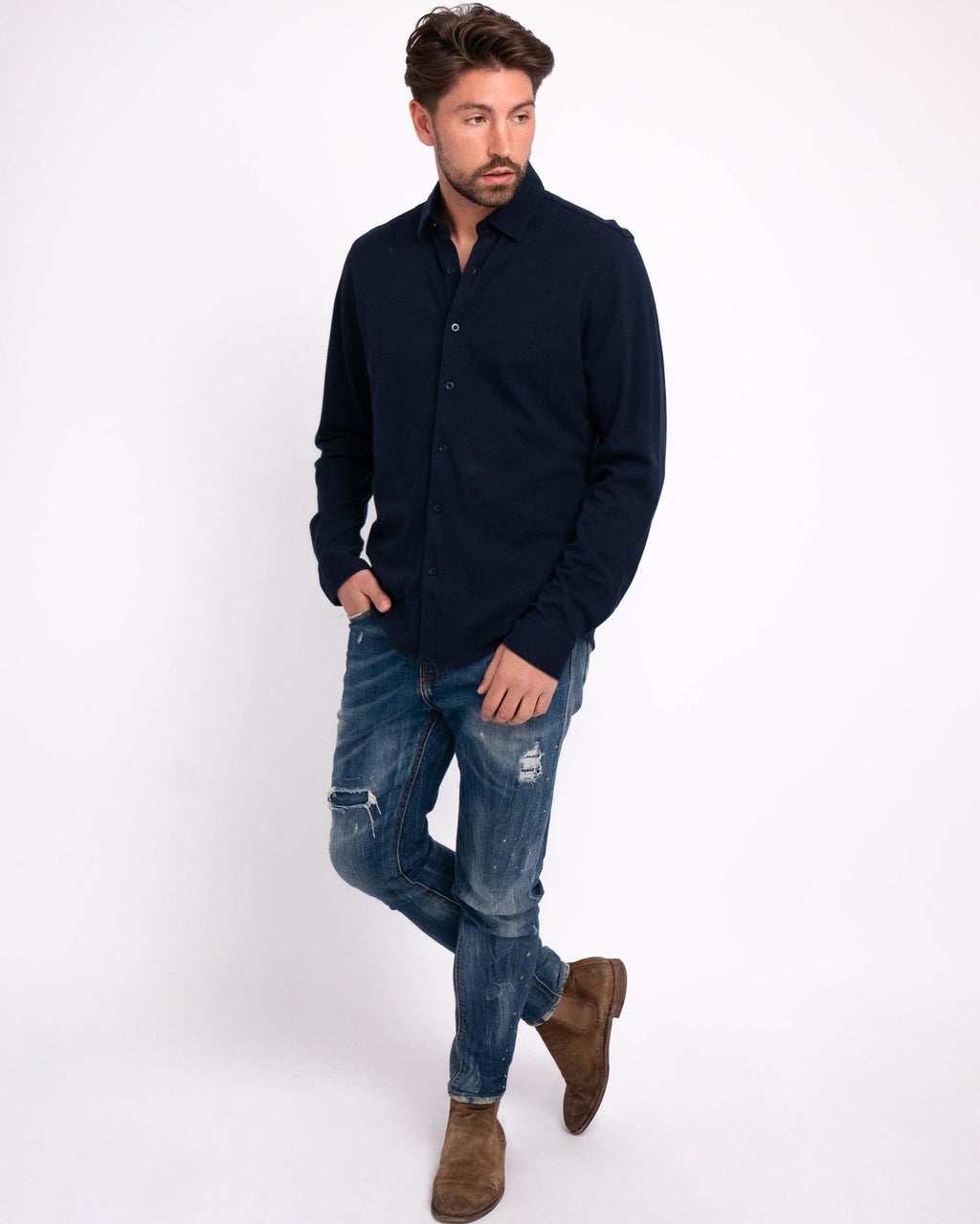 Brickell | Men's Long-Sleeve Cotton Shirt