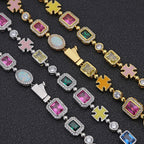 Rainbow Gemstone Necklace