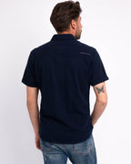 Abbott | Men's Button-Down Pique Cotton Shirt