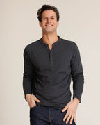 Fline | Long Sleeve Henley T-Shirt