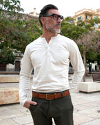 Fline | Long Sleeve Henley T-Shirt