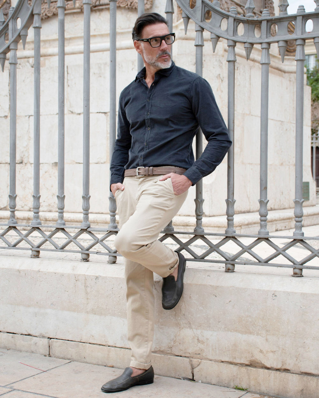 Espanola | Men's Corduroy Button-Down Shirt