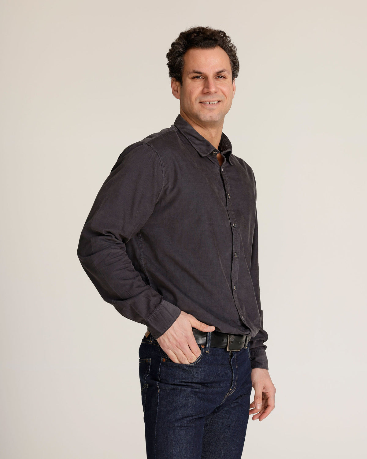 Espanola | Men's Corduroy Button-Down Shirt