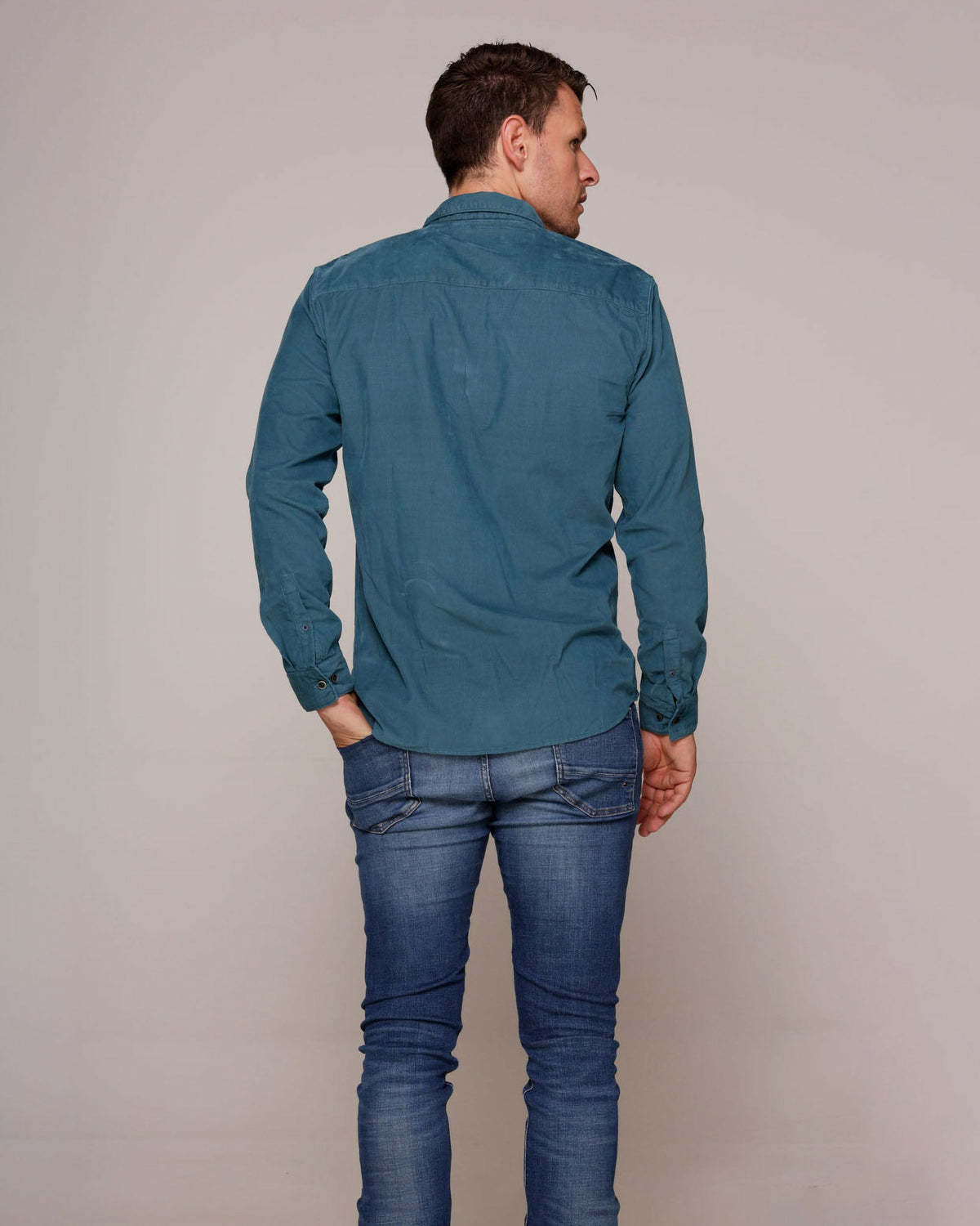 Espanola | Men's Corduroy Button-Down Shirt