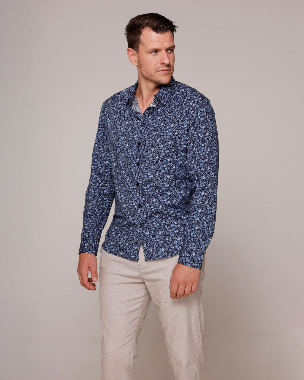 Fontainebleau | Men's Elevated Printed Shirt