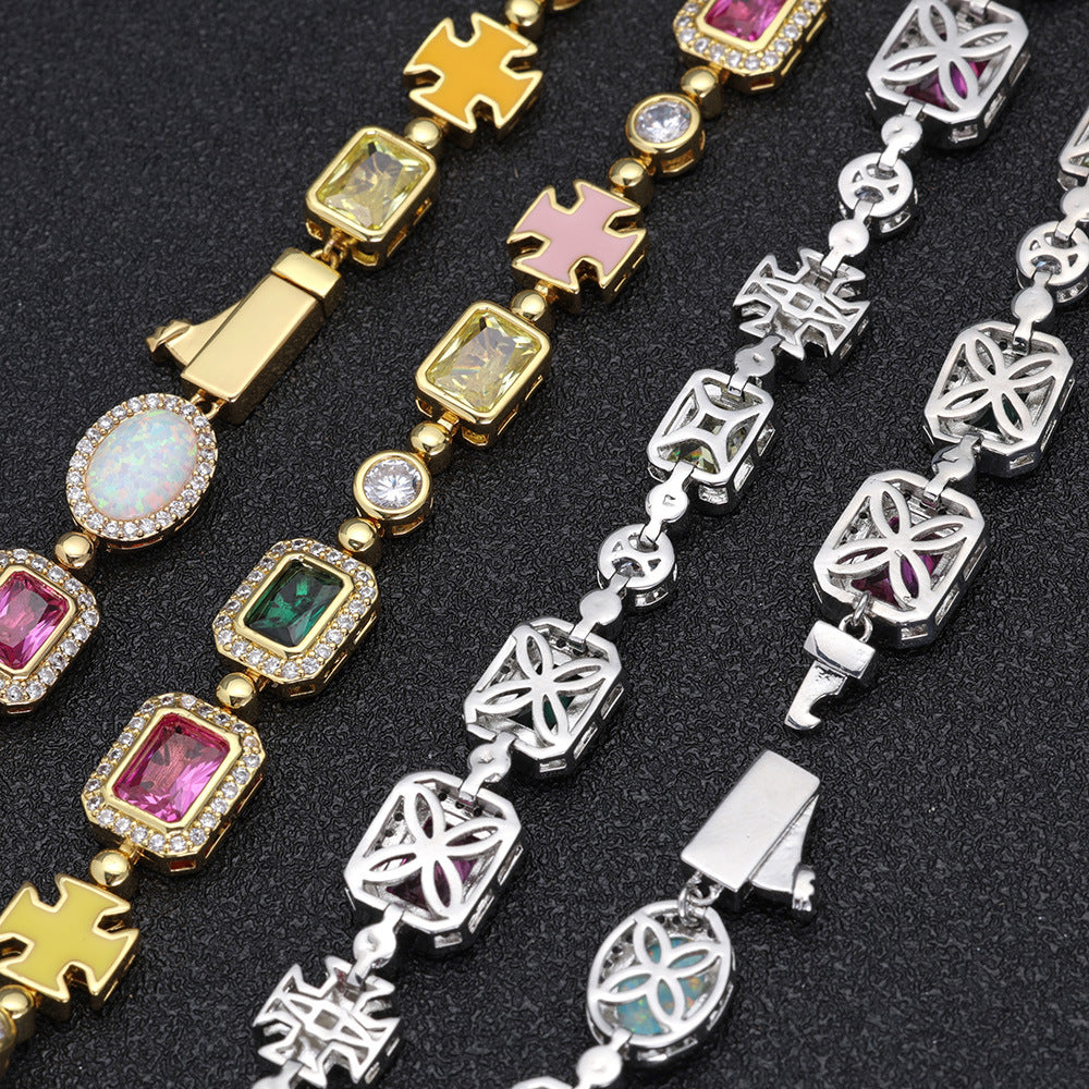 Rainbow Gemstone Necklace