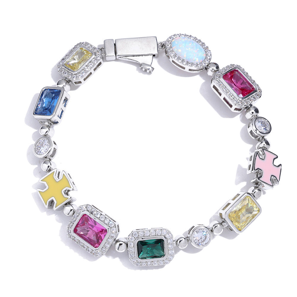 Rainbow Gemstone Necklace