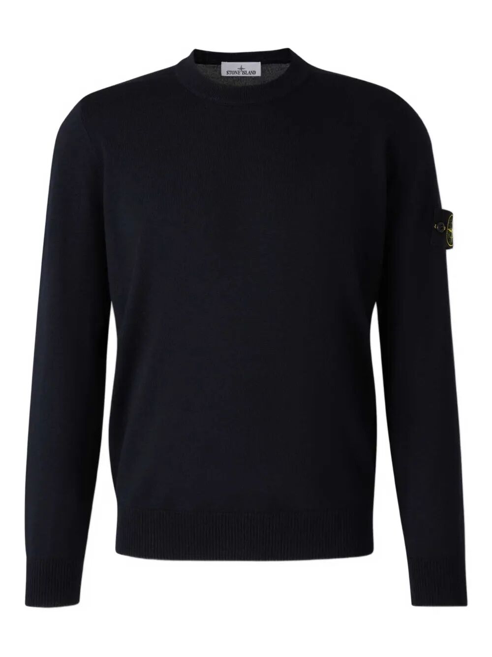 Stone Island Men Lightweight Wool Crew Neck Pullover