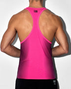 Super Bright Racerback Tank Neon Pink