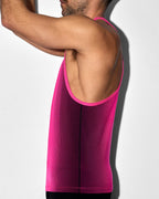 Super Bright Racerback Tank Neon Pink