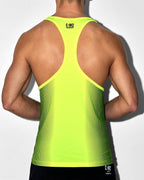 Super Bright Racerback Tank Neon Yellow