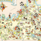 Vintage Map of Kentucky 1935