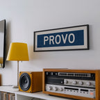Framed Provo Navy Bus Scroll