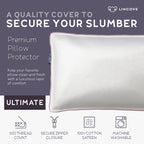 Lincove 100% Cotton Pillow Protector