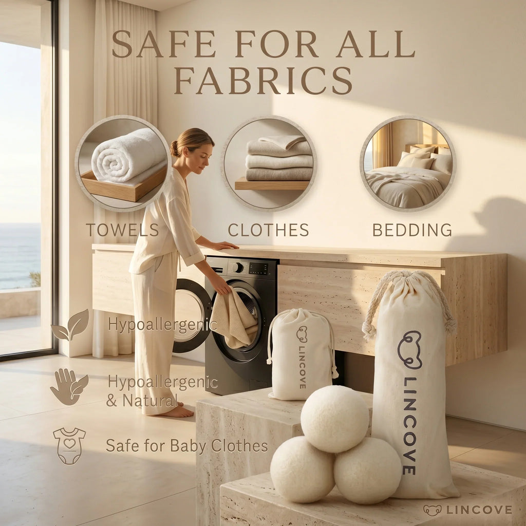 100% Organic Wool Dryer Balls
