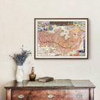 Vintage Map of Grand Canyon 1931