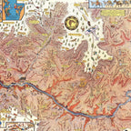 Vintage Map of Grand Canyon 1931